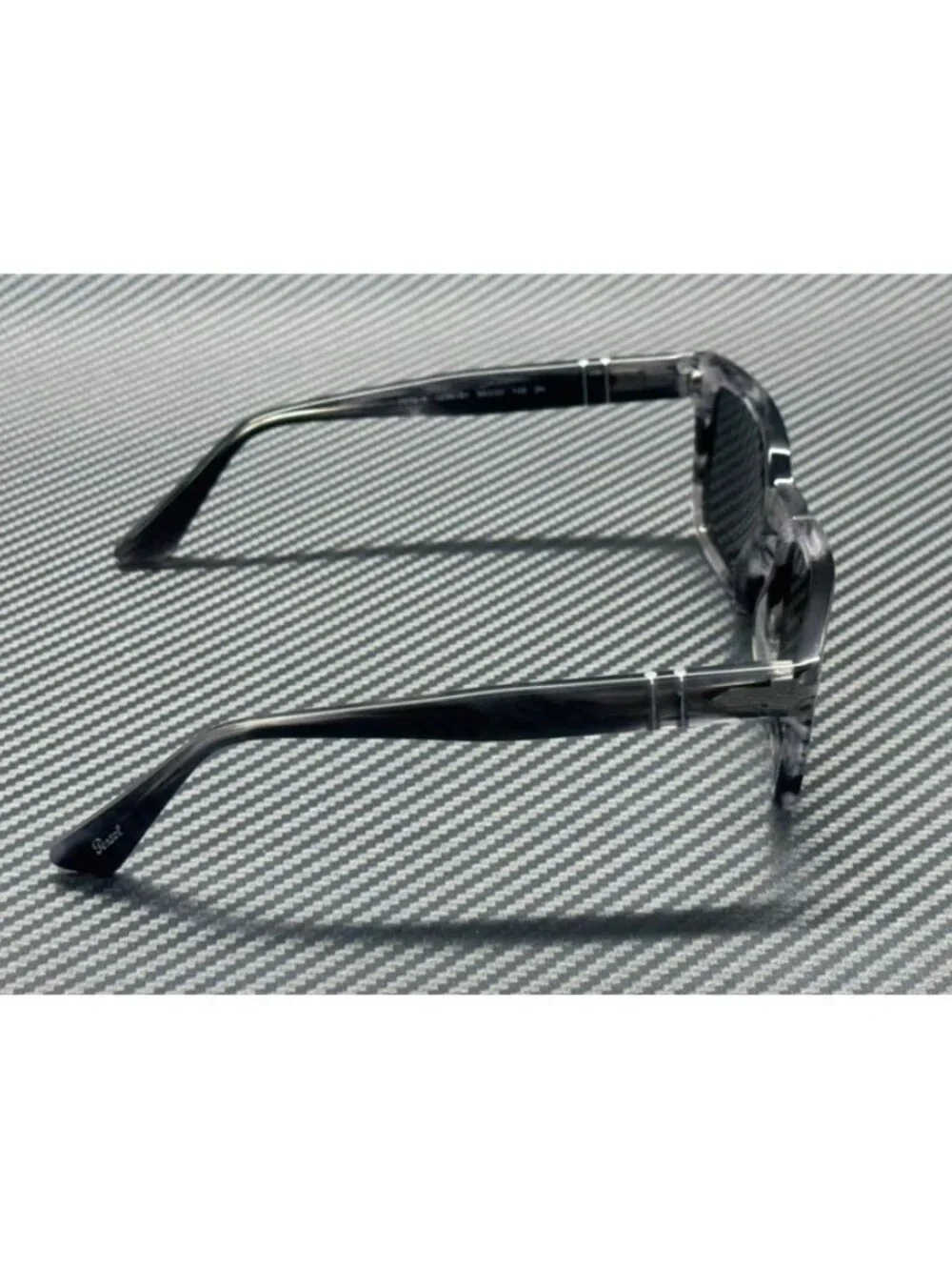 New Persol Men Striped Black Sunglasses 53-20-145